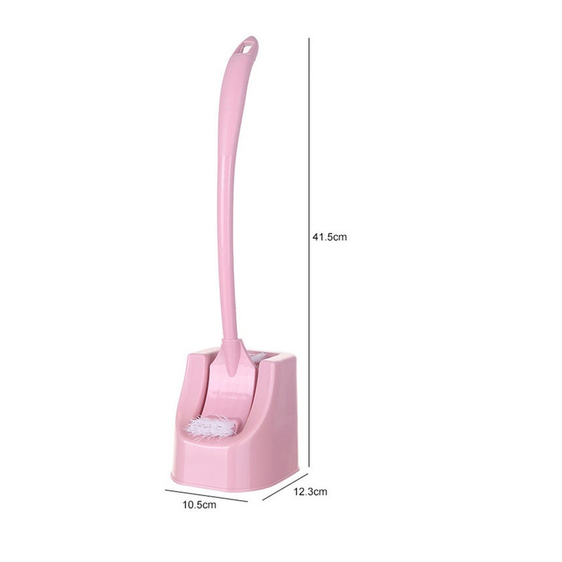 4Pcs Creative Toilet Cleaning Brush With Stand Up Holder Long Handle No Dead Corner Wc Bathroom