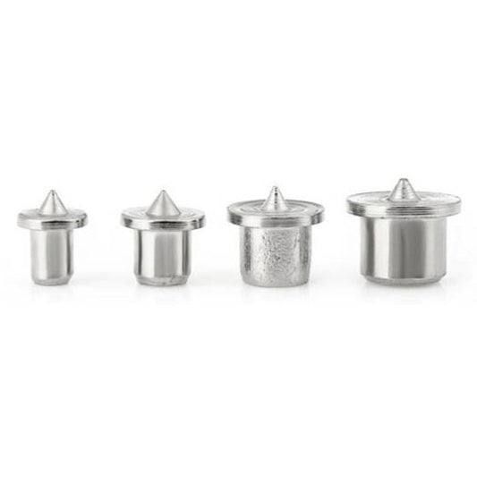 4Pcs Dowel Tenon Center Silver