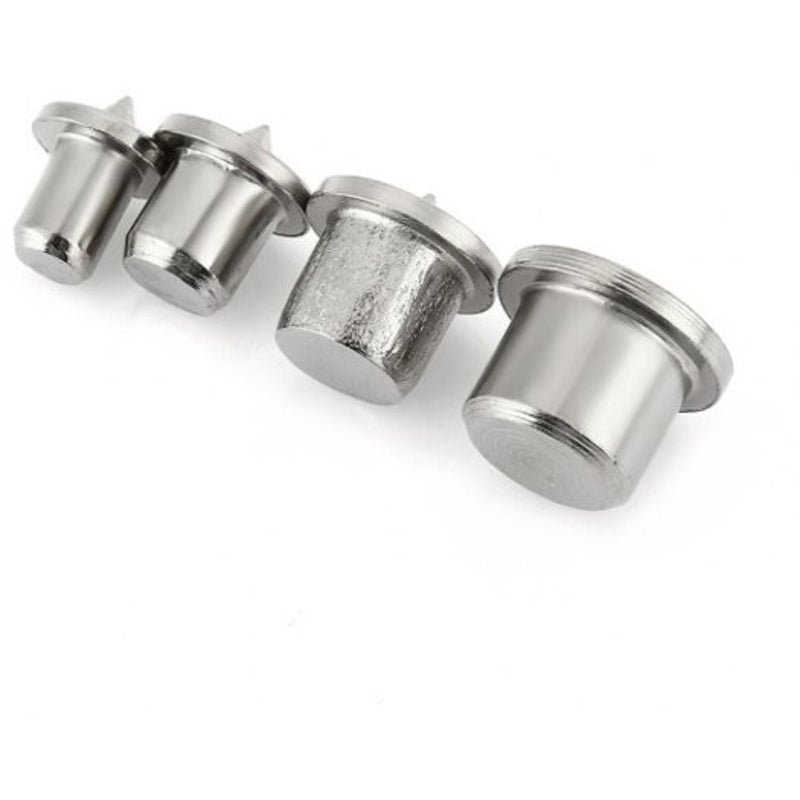 4Pcs Dowel Tenon Center Silver