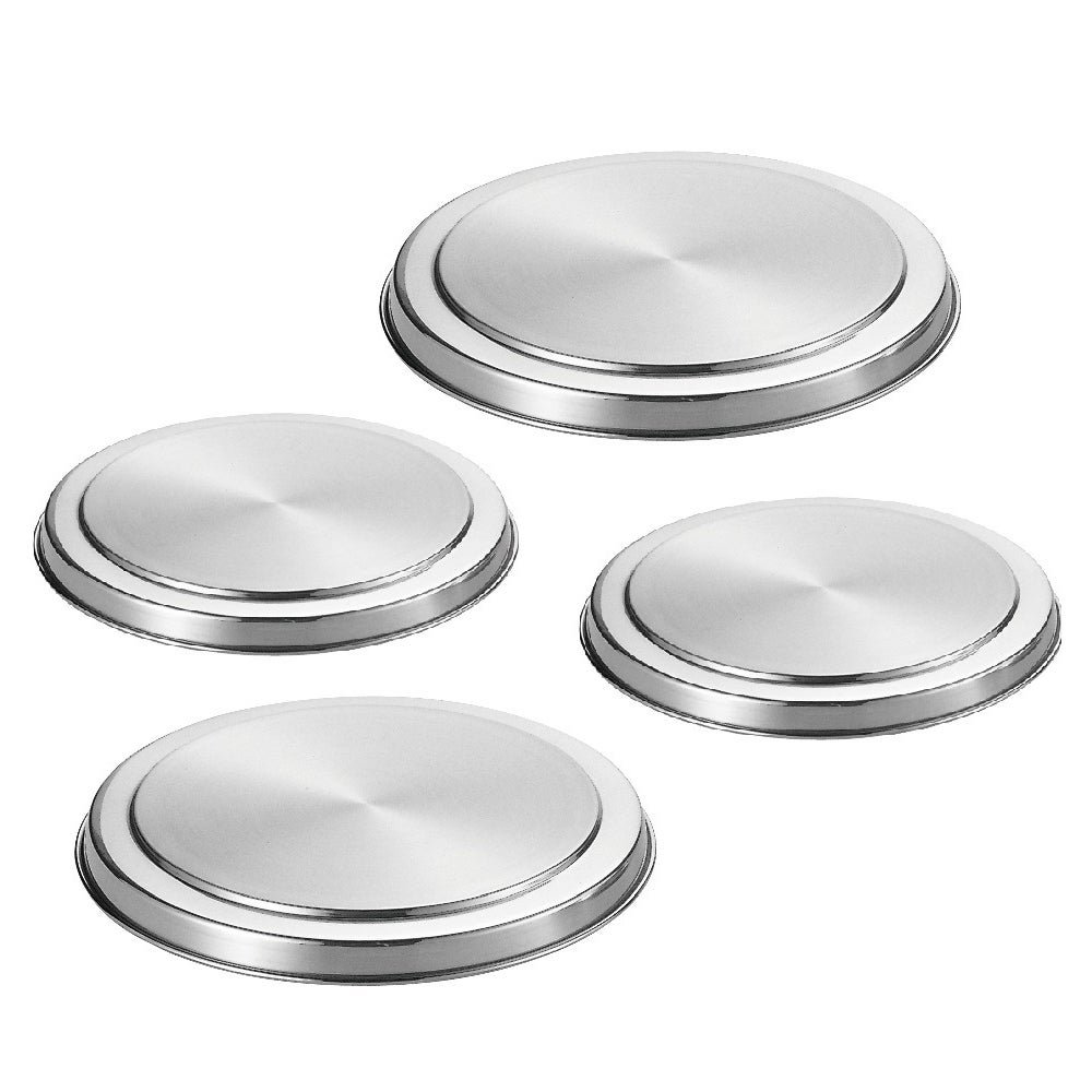 4Pcs Stainless Steel Electric Stove Top Burner Covers Gas Cooker