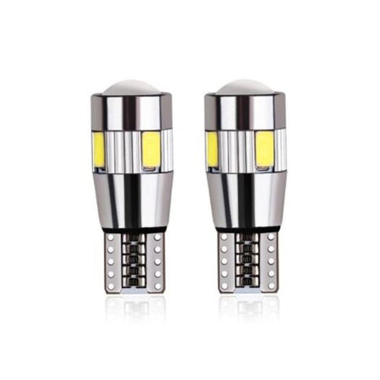 4Pcs T10 501 194 W5w 5630 Led Smd Canbus Error Free Car License Plate Light Glove Box White