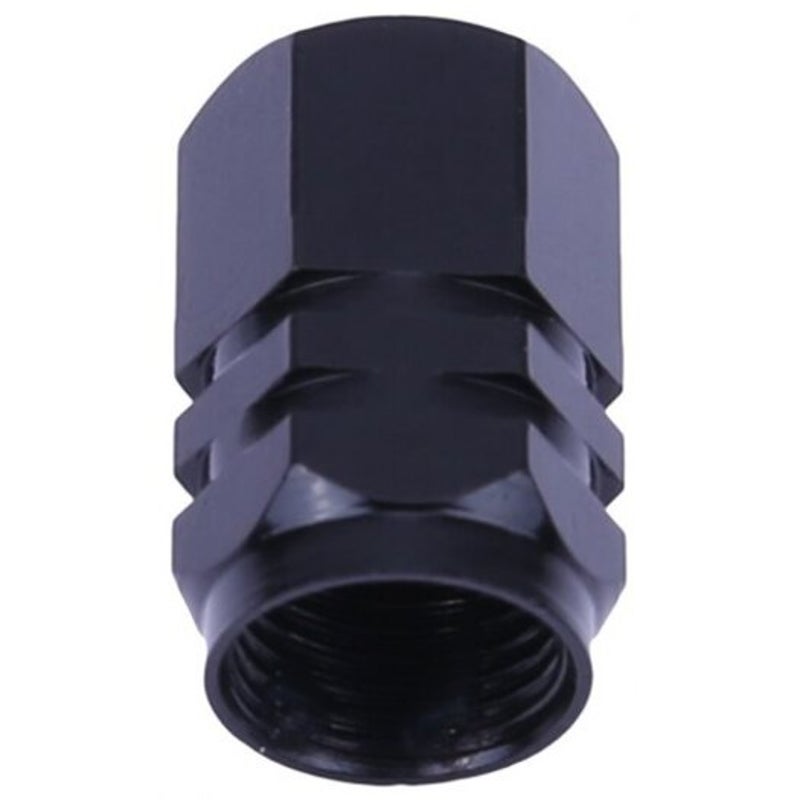 4Pcs Universal Aluminum Car Air Valve Caps Bicycle Tire Cover Wheel Black