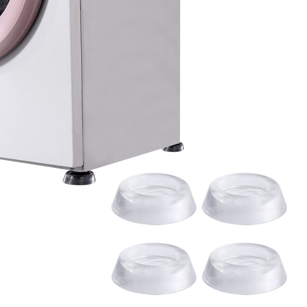 4Pcs Washing Machine Anti Vibration Foot Pads Washer Dryer Height Mats Non Slip Shock