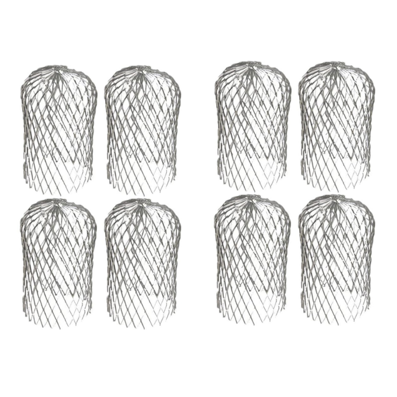 4Pcs/8Pcs Gutter Guard 3 Inch Expand Alloy Filter Strainer Leaves Blocker