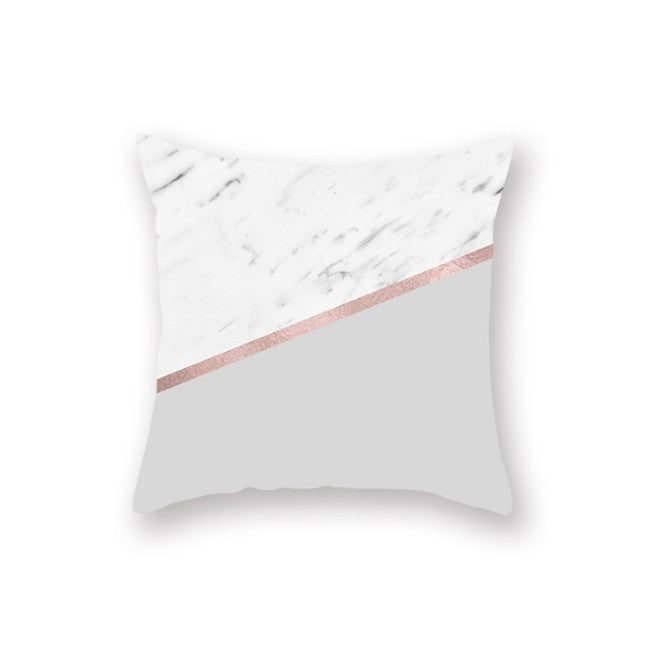 4Pcs Rose Golden Powder Pillow Peach Skin Velvet Sleeve 1