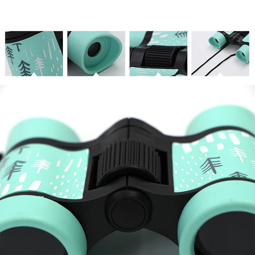 4X30 Binoculars Plastic Children Colorful Telescope For Kids Compact Outdoor Games Toy Birthday Gifts