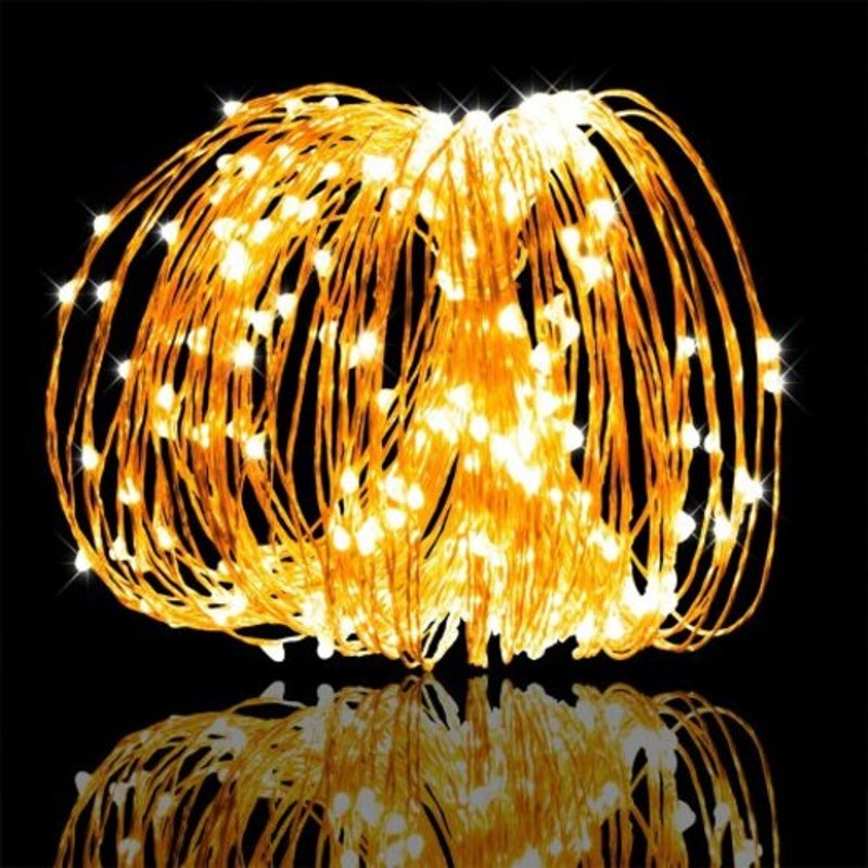 5 10M 50 100 Leds String Lights Copper Wire Usb Operated Waterproof Decorative Fairy Starry Silvery Warmvwhite 5M