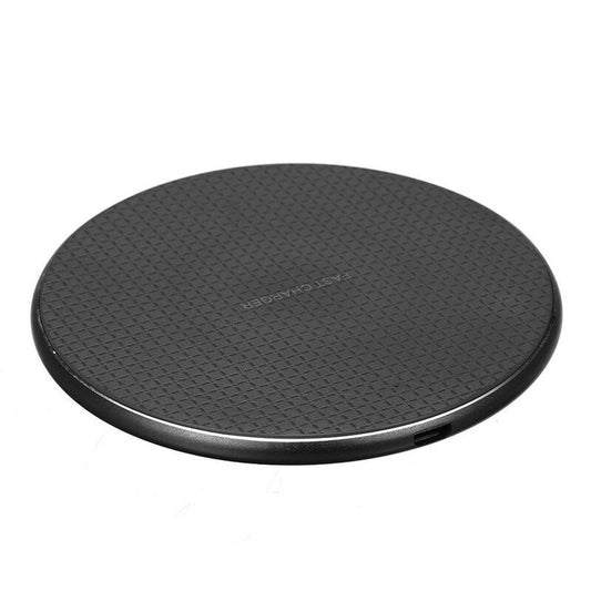 10W Qi Wireless Charger Aluminium Alloy Fast Charging Pad