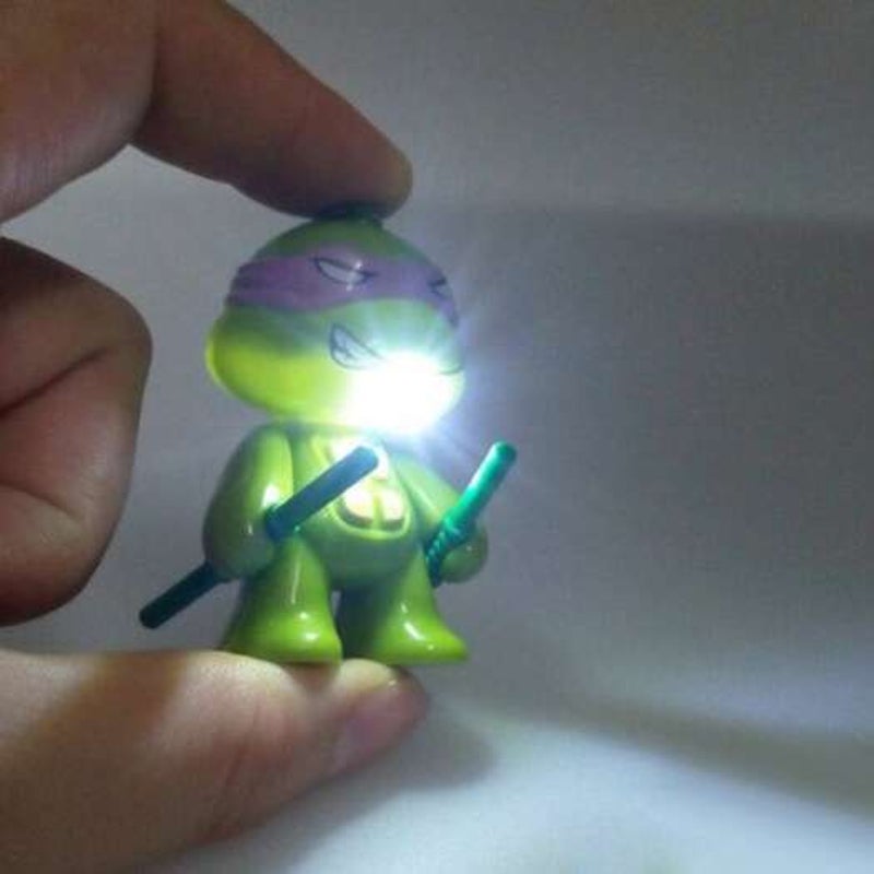 5.7Cm Led Lighting Sound Turtle Key Chain