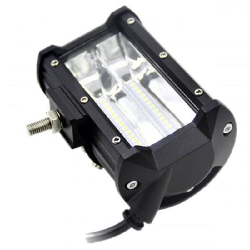 5 Inch 72W Led Strip Light Work Headlights Black