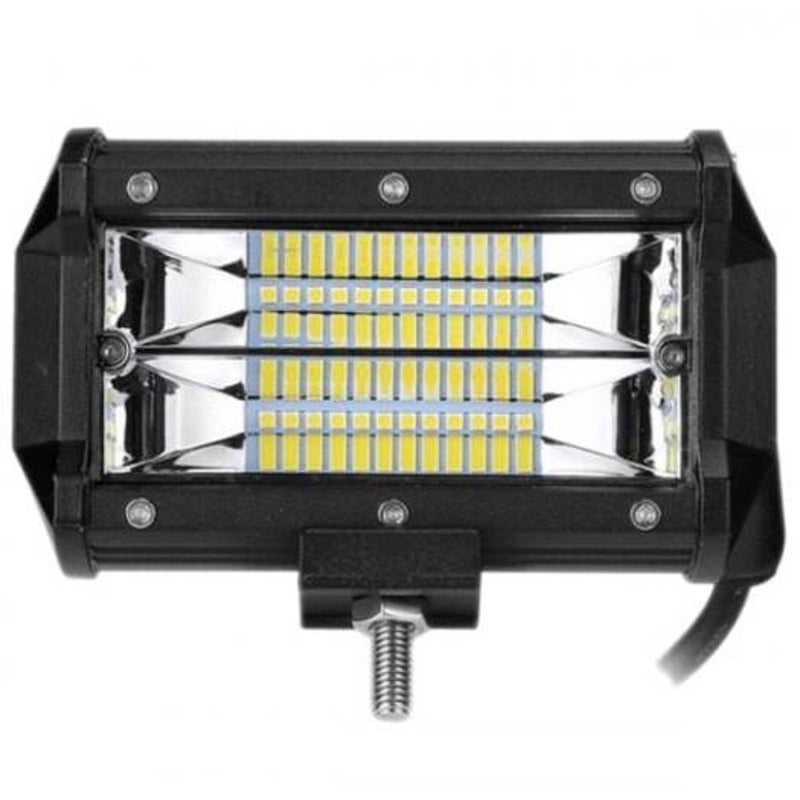 5 Inch 72W Led Strip Light Work Headlights Black