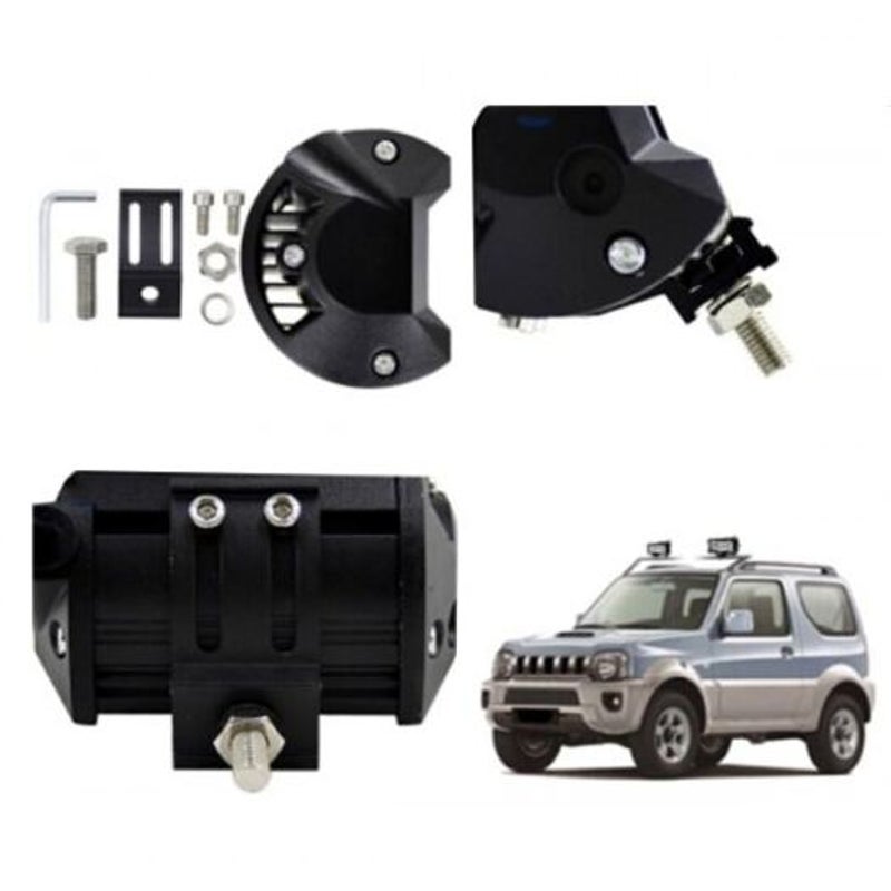5 Inch 72W Led Strip Light Work Headlights Black