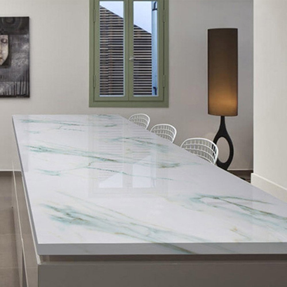 5 Meter Marble Vinyl Film Black Wallpaper Sheet Furniture Wrap Sticker