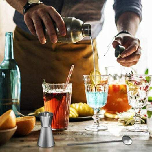 5 Piece Stainless Steel Barware Cocktail Maker Set