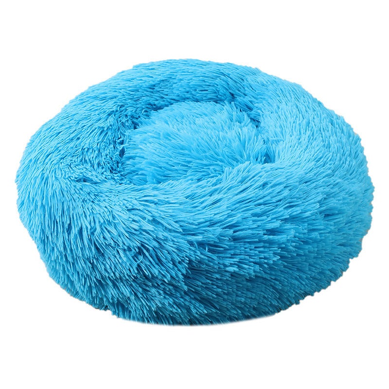 50 X 50Cm Soft Fluffy Pet Dog Cat Round Cushion Bed
