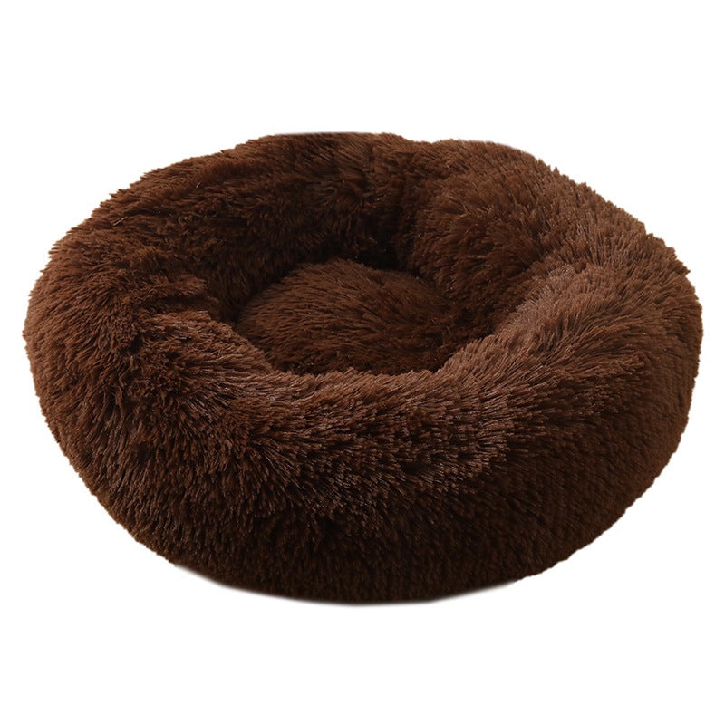 50 X 50Cm Soft Fluffy Pet Dog Cat Round Cushion Bed