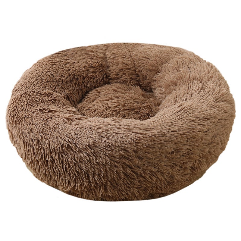 50 X 50Cm Soft Fluffy Pet Dog Cat Round Cushion Bed