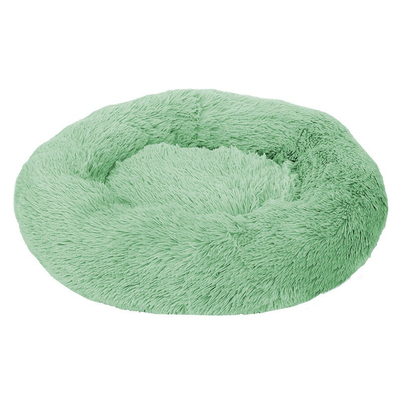 50 X 50Cm Soft Fluffy Pet Dog Cat Round Cushion Bed