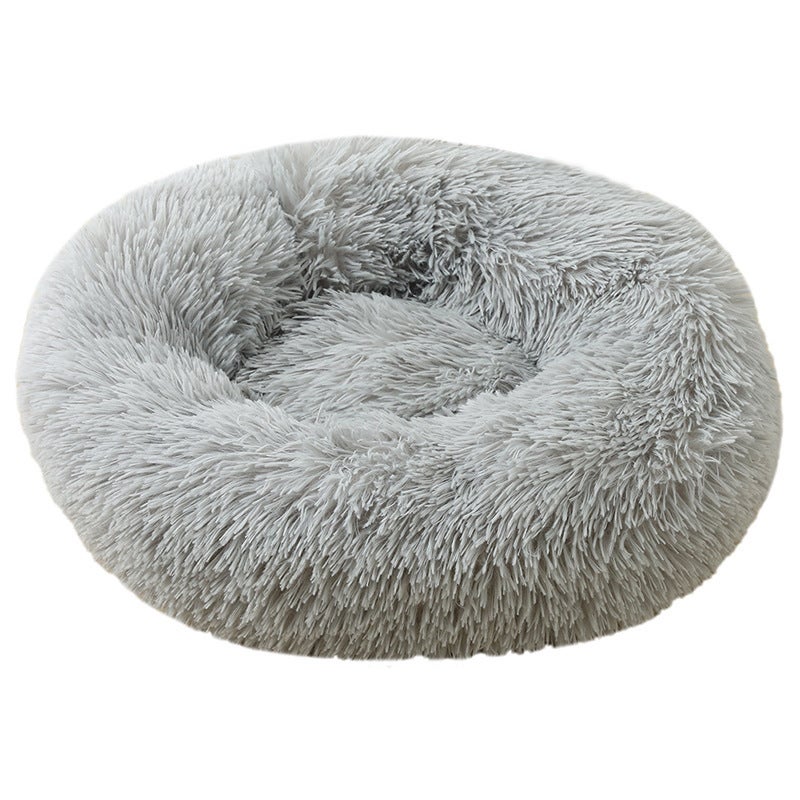 50 X 50Cm Soft Fluffy Pet Dog Cat Round Cushion Bed