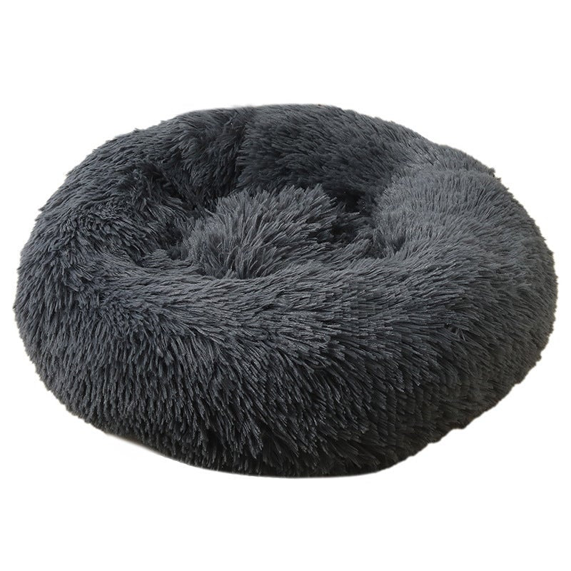 50 X 50Cm Soft Fluffy Pet Dog Cat Round Cushion Bed