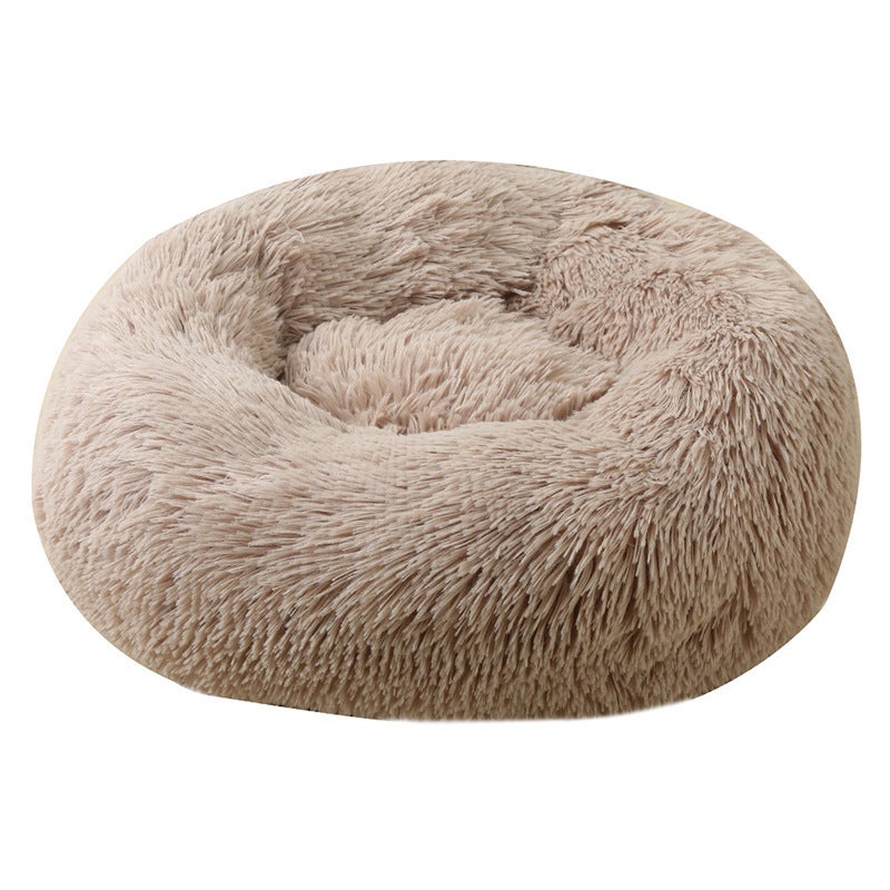 50 X 50Cm Soft Fluffy Pet Dog Cat Round Cushion Bed