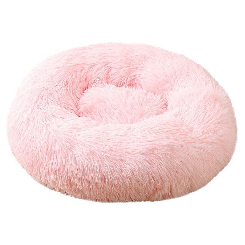 50 X 50Cm Soft Fluffy Pet Dog Cat Round Cushion Bed