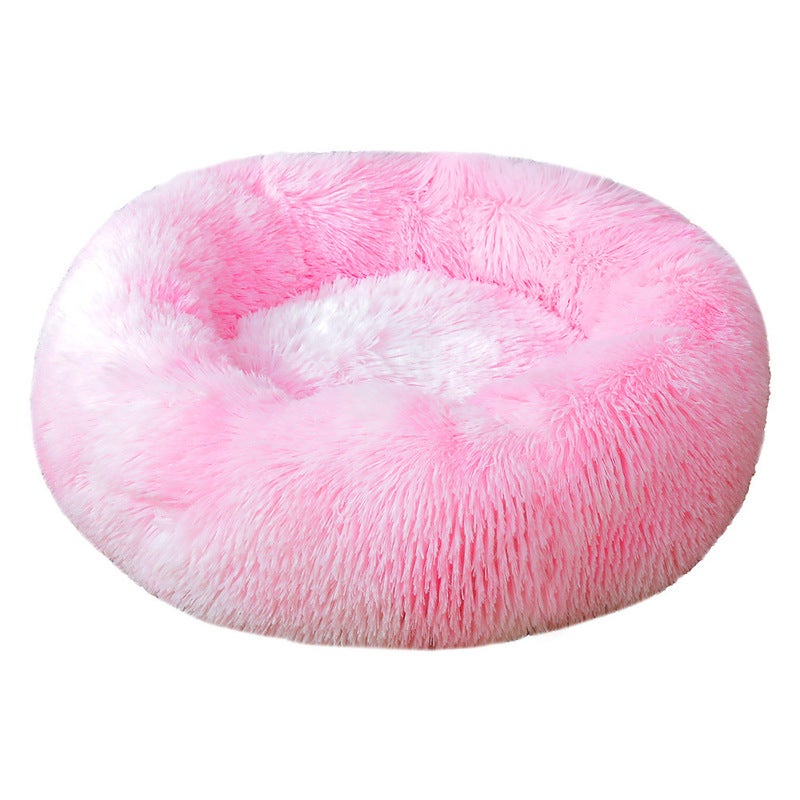 50 X 50Cm Soft Fluffy Pet Dog Cat Round Cushion Bed