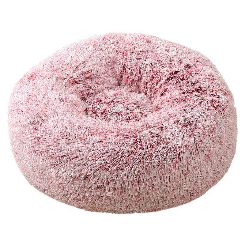 50 X 50Cm Soft Fluffy Pet Dog Cat Round Cushion Bed