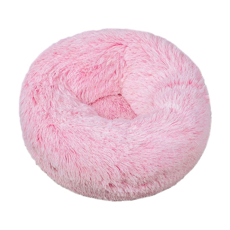 50 X 50Cm Soft Fluffy Pet Dog Cat Round Cushion Bed