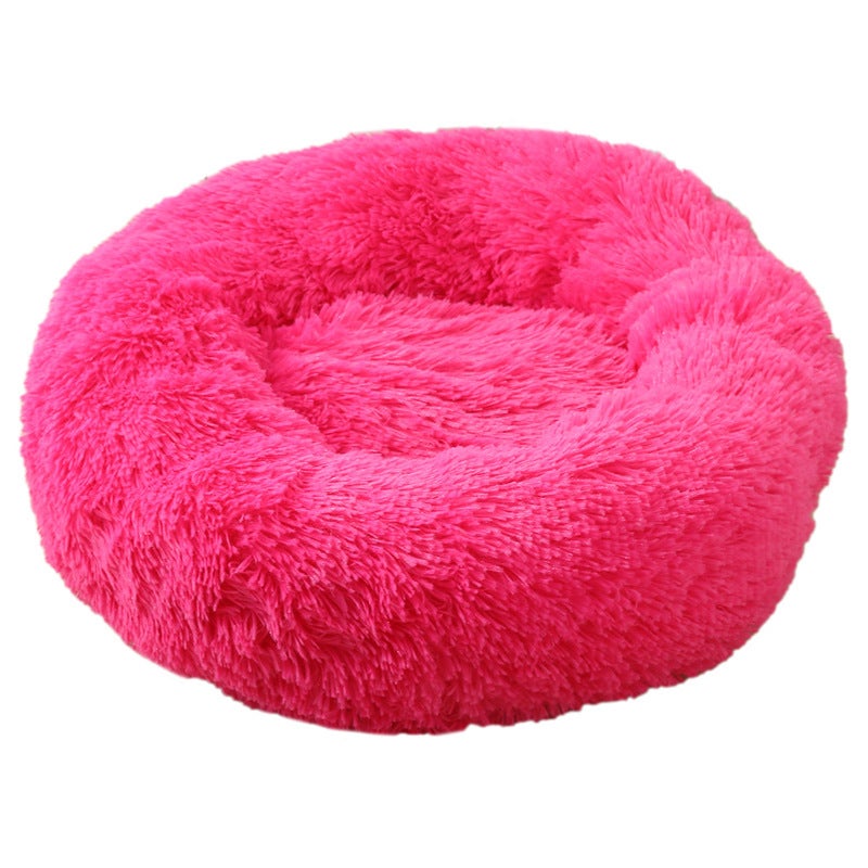 50 X 50Cm Soft Fluffy Pet Dog Cat Round Cushion Bed