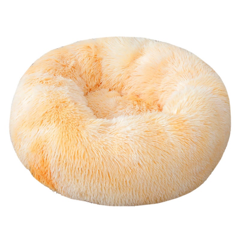 50 X 50Cm Soft Fluffy Pet Dog Cat Round Cushion Bed