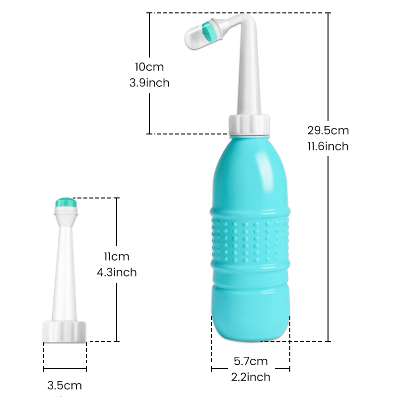 500Ml Bidet Sprayer Leakproof Anal Douche Hand Held Wash Shower Enema General Purpose Interface