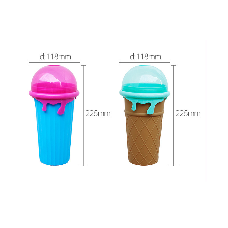 500Ml Slushy Cup Quick-Frozen Smoothie Fast Cooling Magic Ice Cream Maker