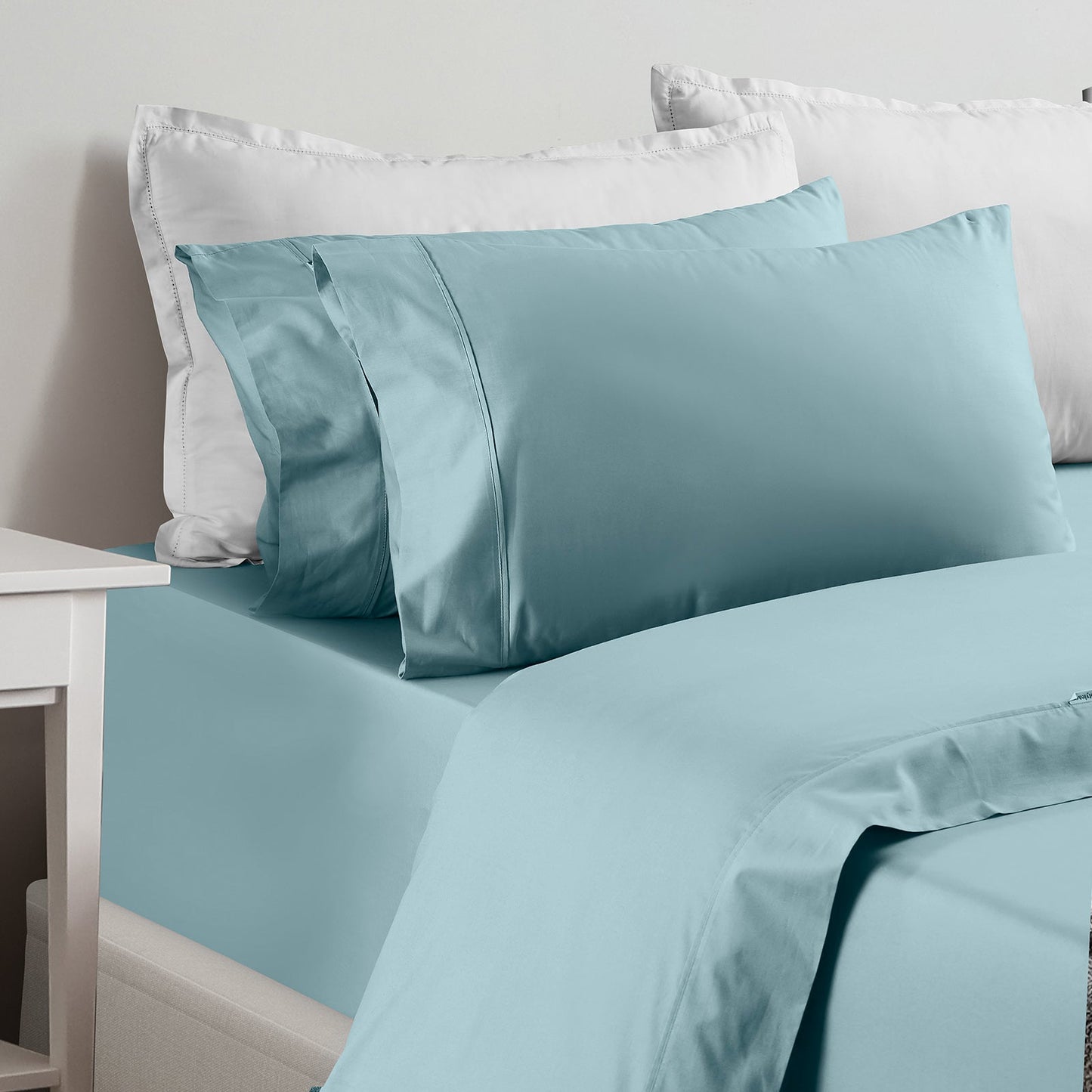 Renee Taylor 1500 Thread Count Cotton Blend Sheet Sets King Mist