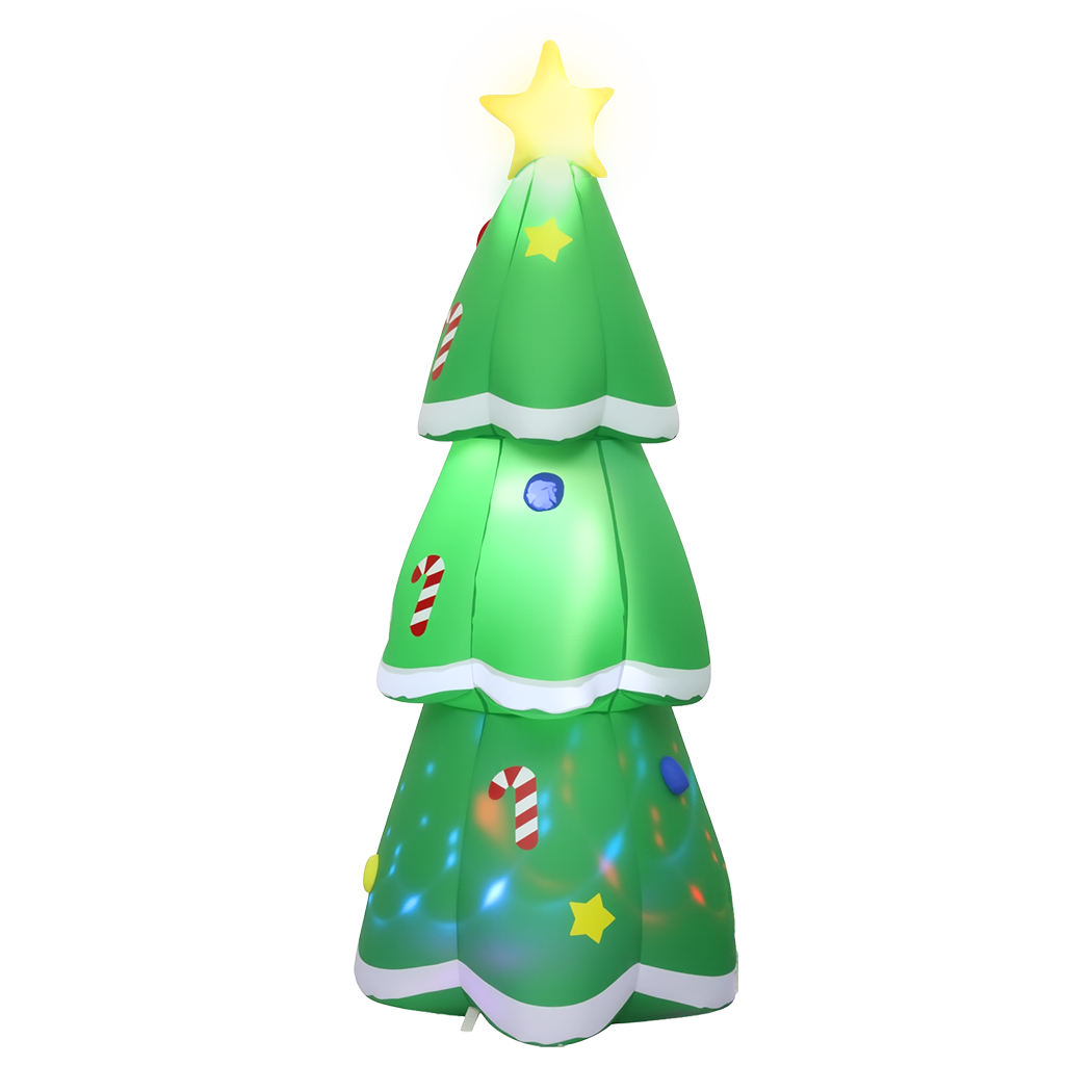 Santaco Inflatable 1.5M Christmas Tree Flashing Light