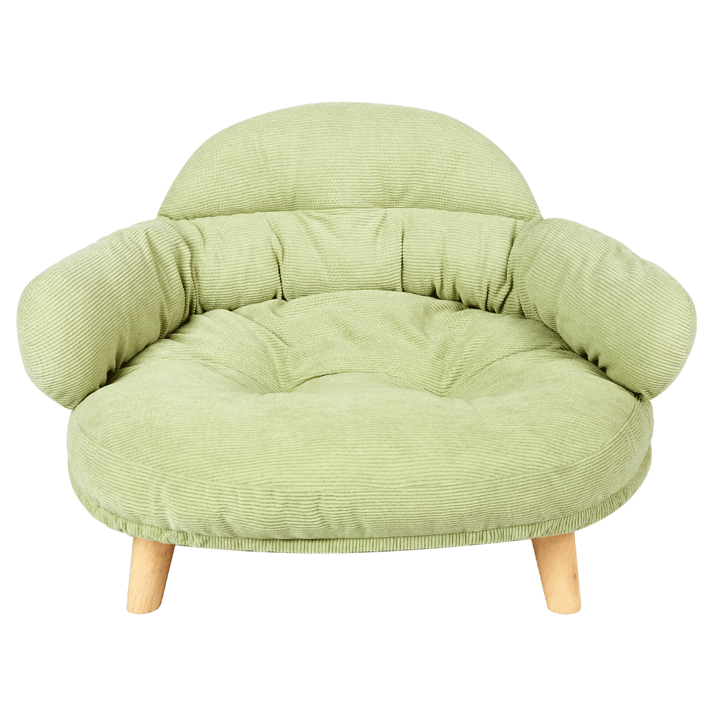 Pawz Elevated Pet Dog Cat Sofa Bed Couch L Size Green
