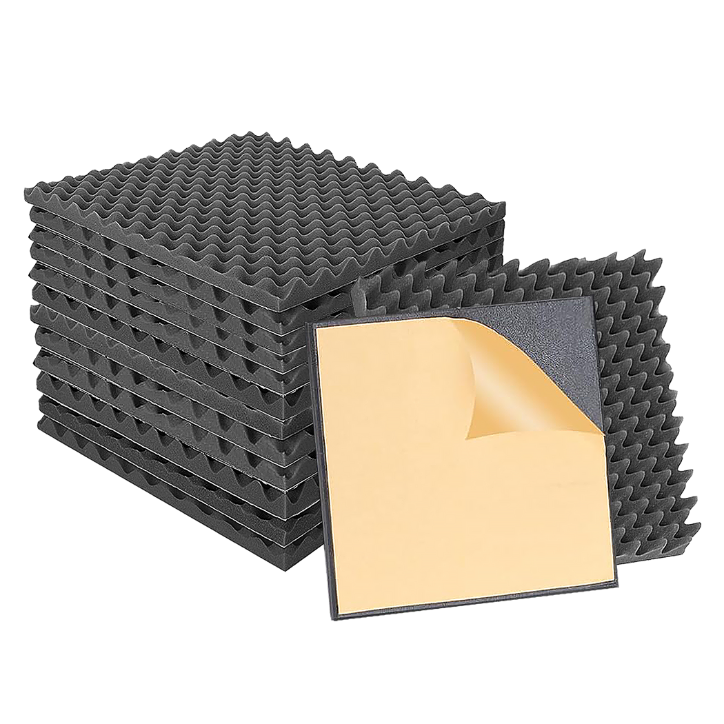 14Pc Acoustic Foam Wall Panels 50X50x5cm