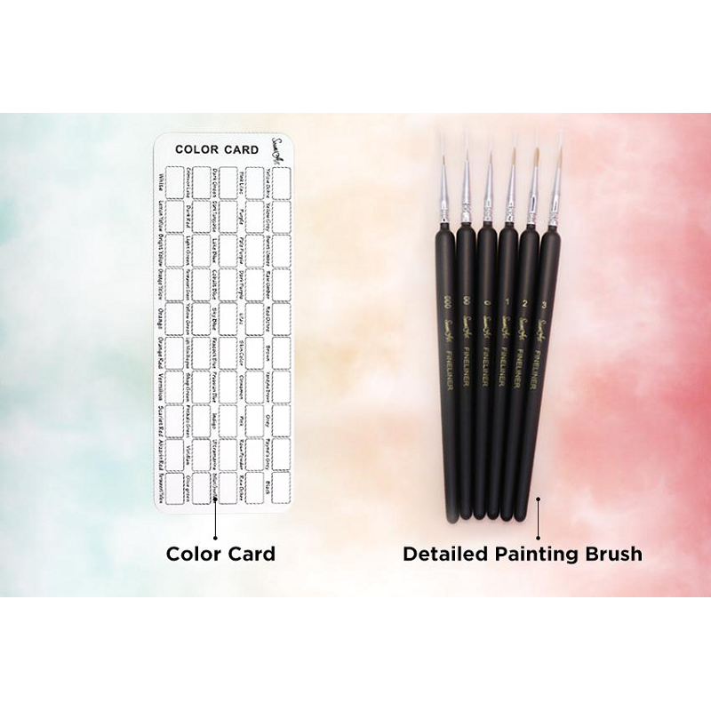 50 Colours Watercolour Paint Set In Portable Metal Box