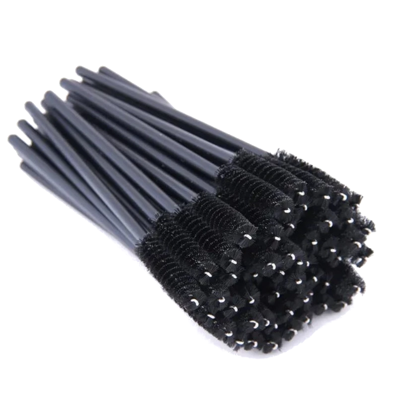 50 Pcs Eyelash Brushes Makeup Disposable Mascara Wands Applicator
