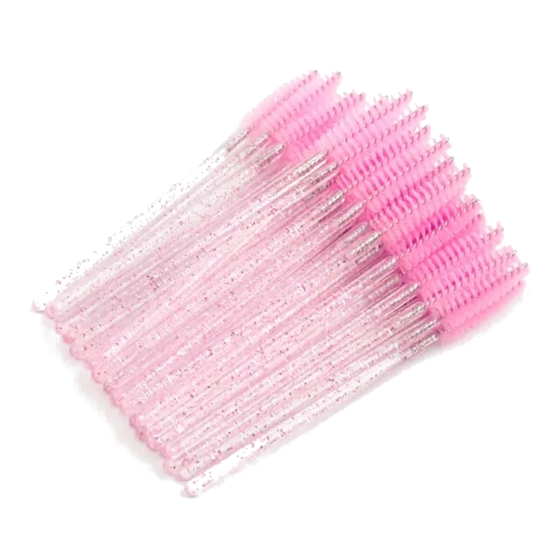50 Pcs Eyelash Brushes Makeup Disposable Mascara Wands Applicator