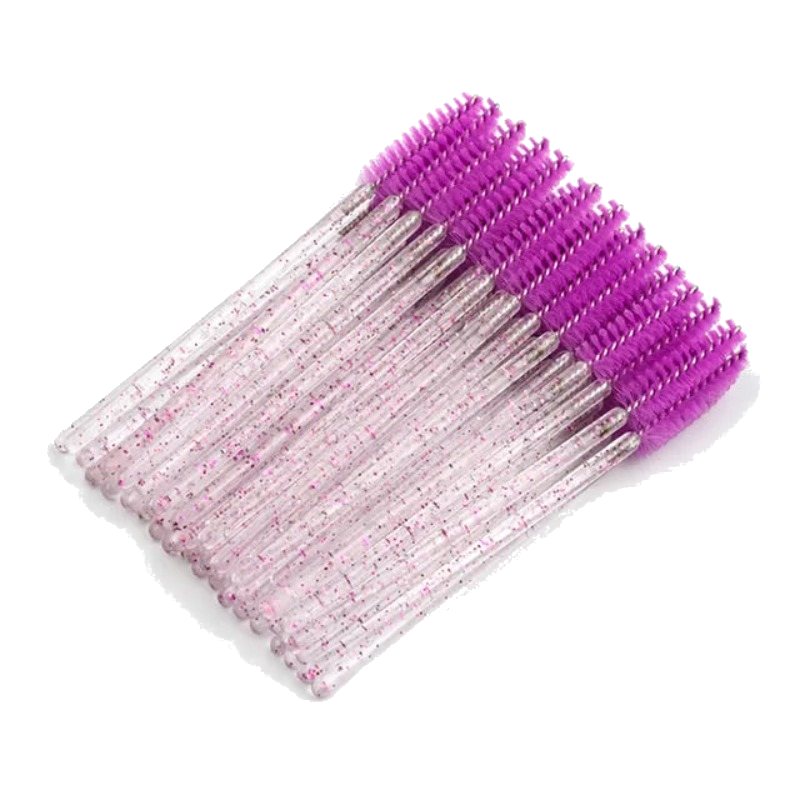 50 Pcs Eyelash Brushes Makeup Disposable Mascara Wands Applicator