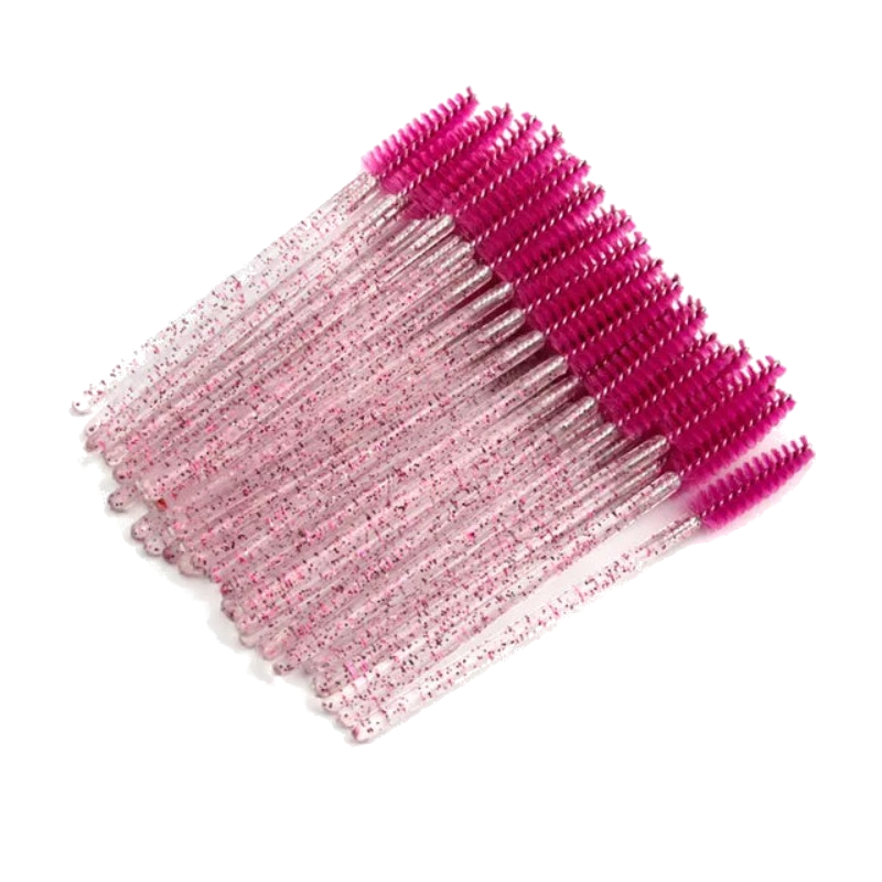 50 Pcs Eyelash Brushes Makeup Disposable Mascara Wands Applicator