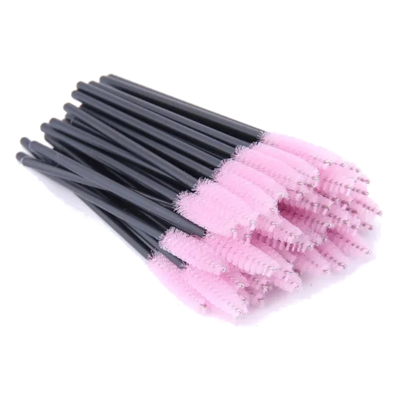 50 Pcs Eyelash Brushes Makeup Disposable Mascara Wands Applicator