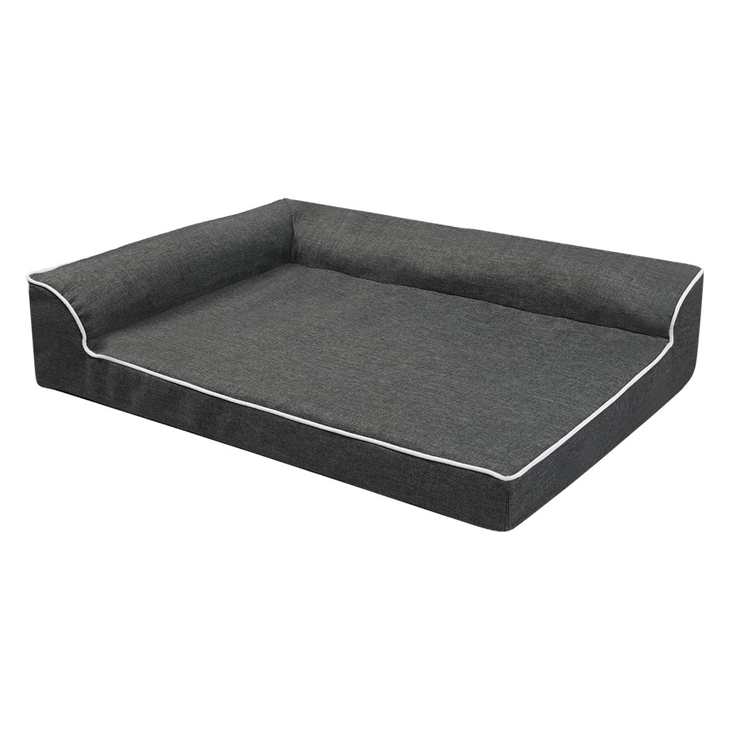 1 Sets of Pawz 1 Sets Of Orthopedic Dog Bed L Grey Premium Comfort And Support For Large Dogs