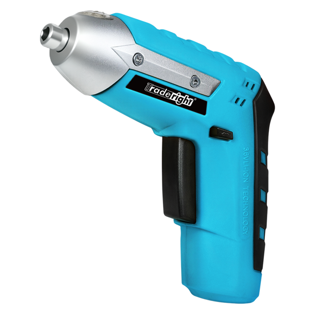 Traderight 4V Cordless Screwdriver 1300Mah 210Rpm Speed