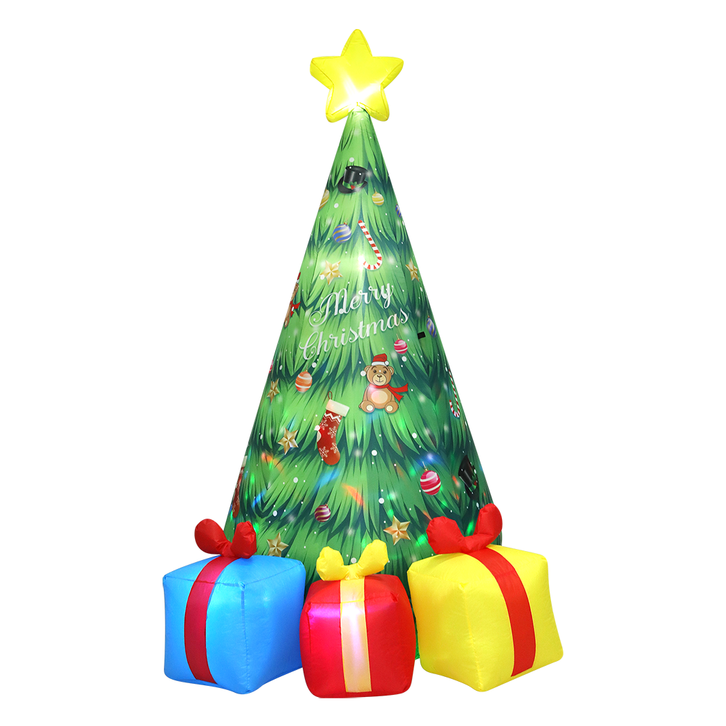 Santaco Inflatable Led Christmas Tree With Music 240Cm