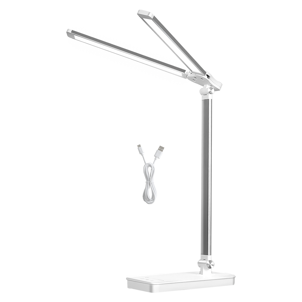 Emitto Double Head Desk Lamp Led Light Eye Caring Usb