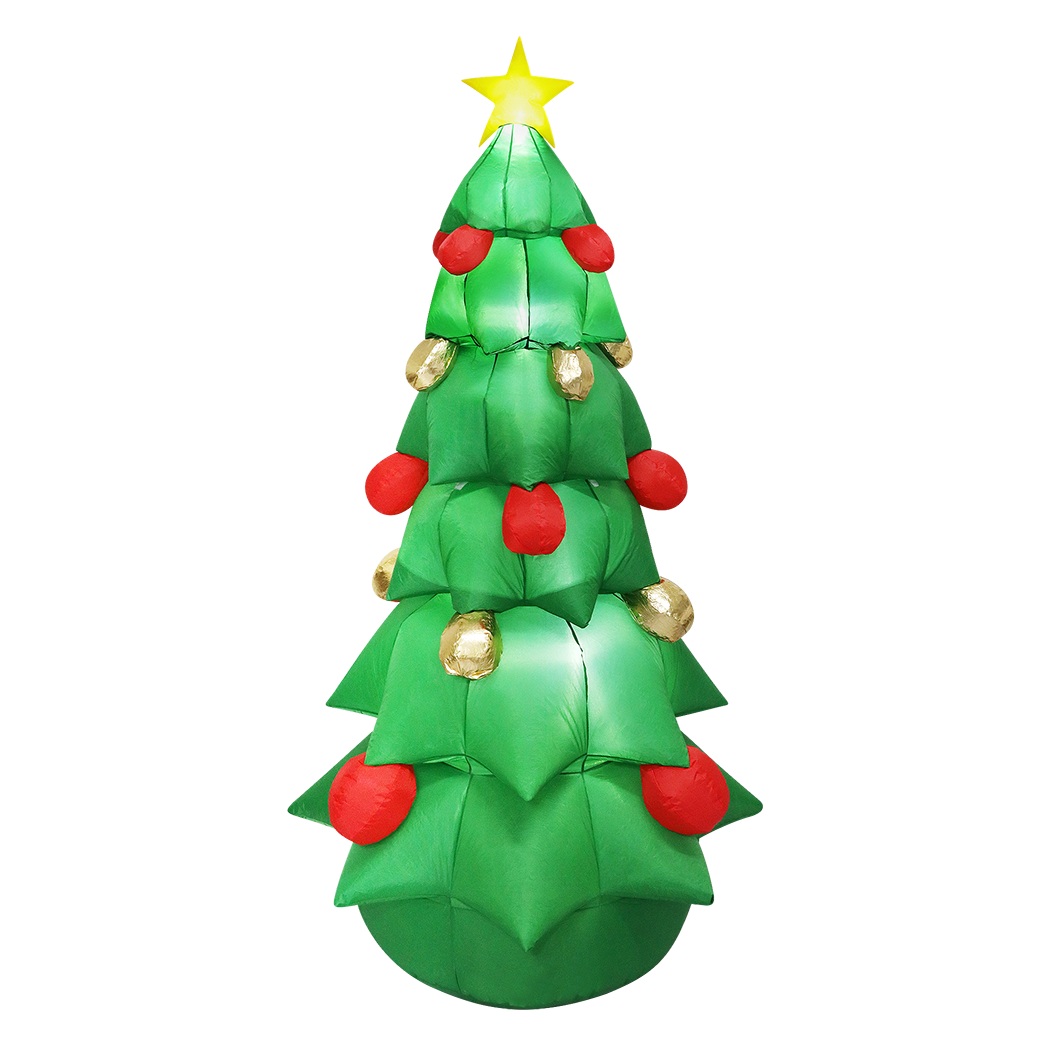 Santaco 2.5M Inflatable Christmas With Led Lights