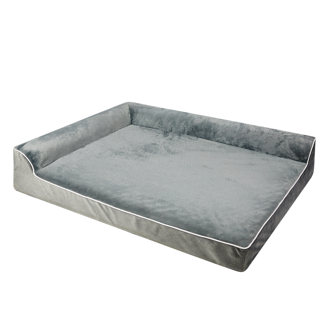 Pawz Orthopedic Dog Bed Xl Grey Premium Comfort And Support For Medium To Large Dogs