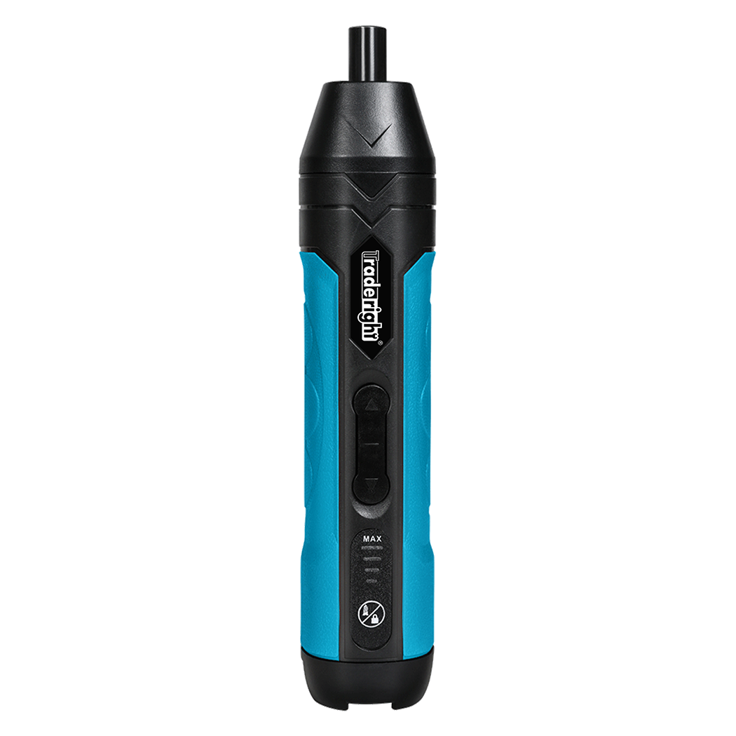 Traderight 4V 26Pcs Cordless Screwdriver 1500Mah 300Rpm